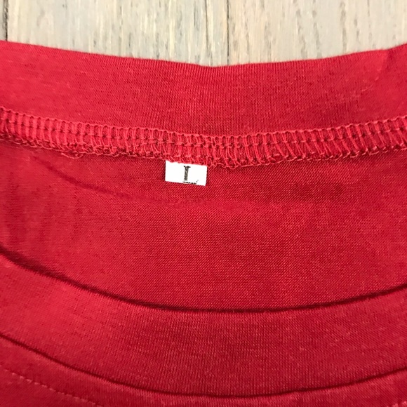 The Mona Lisa Bubblegum Red Graphic Tee T Shirt - Picture 4 of 8